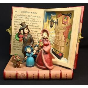Rare Vintage 1984 Charles Dickens "A Christmas Carol" Ceramic Figurine